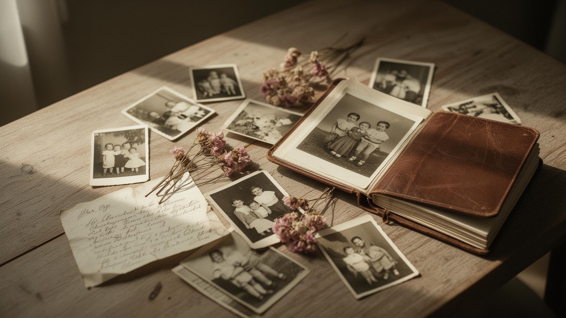 Wedding photo collection and old photo digitization